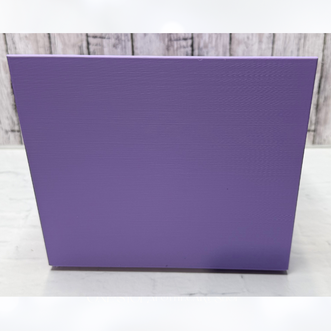 SCALLOPED CRAFTY CADDY Organizer 3D Printed PURPLE