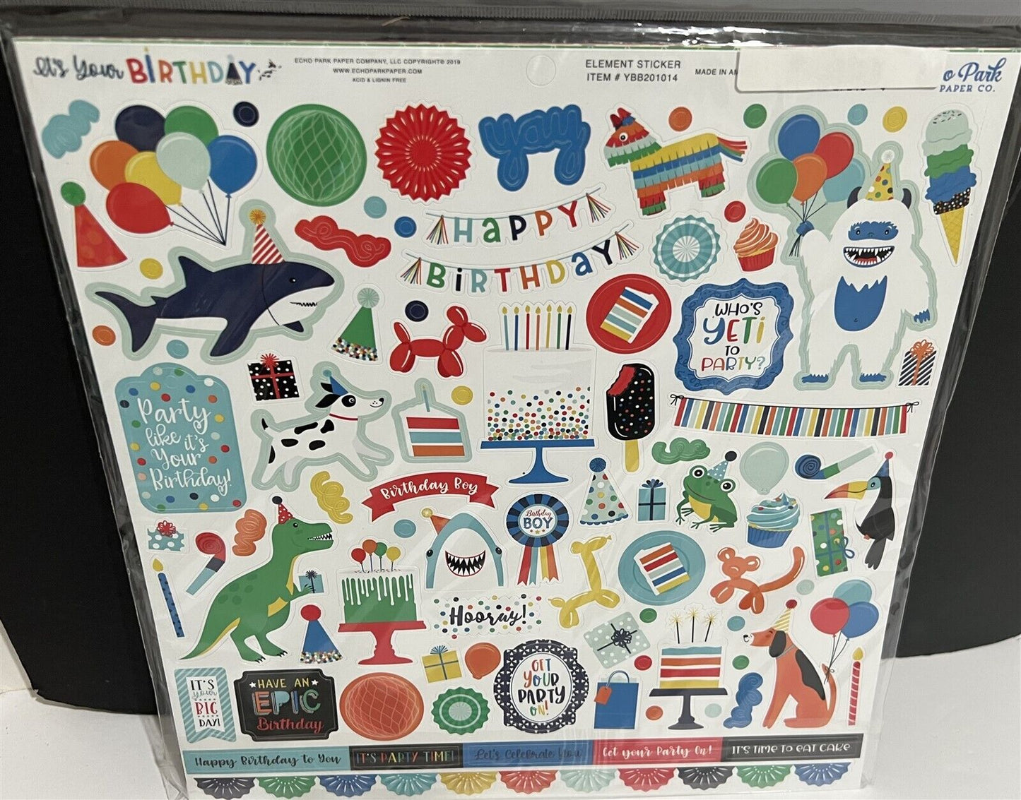 Echo Park BIRTHDAYS Princess Mermaids Boy Girl Party Scrapbook 12x12 Kits Lot