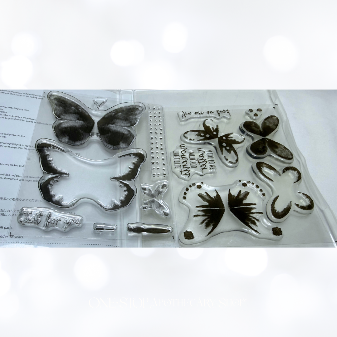 Stampin Up WATERCOLOR WINGS Bold Butterfly Butterflies Rubber Stamps Dies