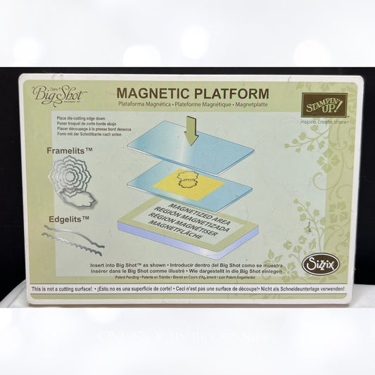 Stampin Up MAGNETIC PLATFORM Big Shot Plate