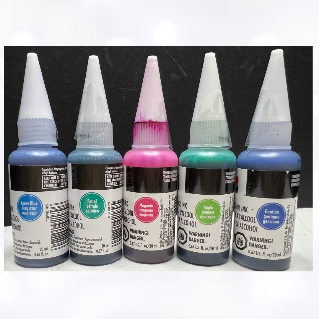 Marabu ALCOHOL INKS 0.67oz Lot of 9