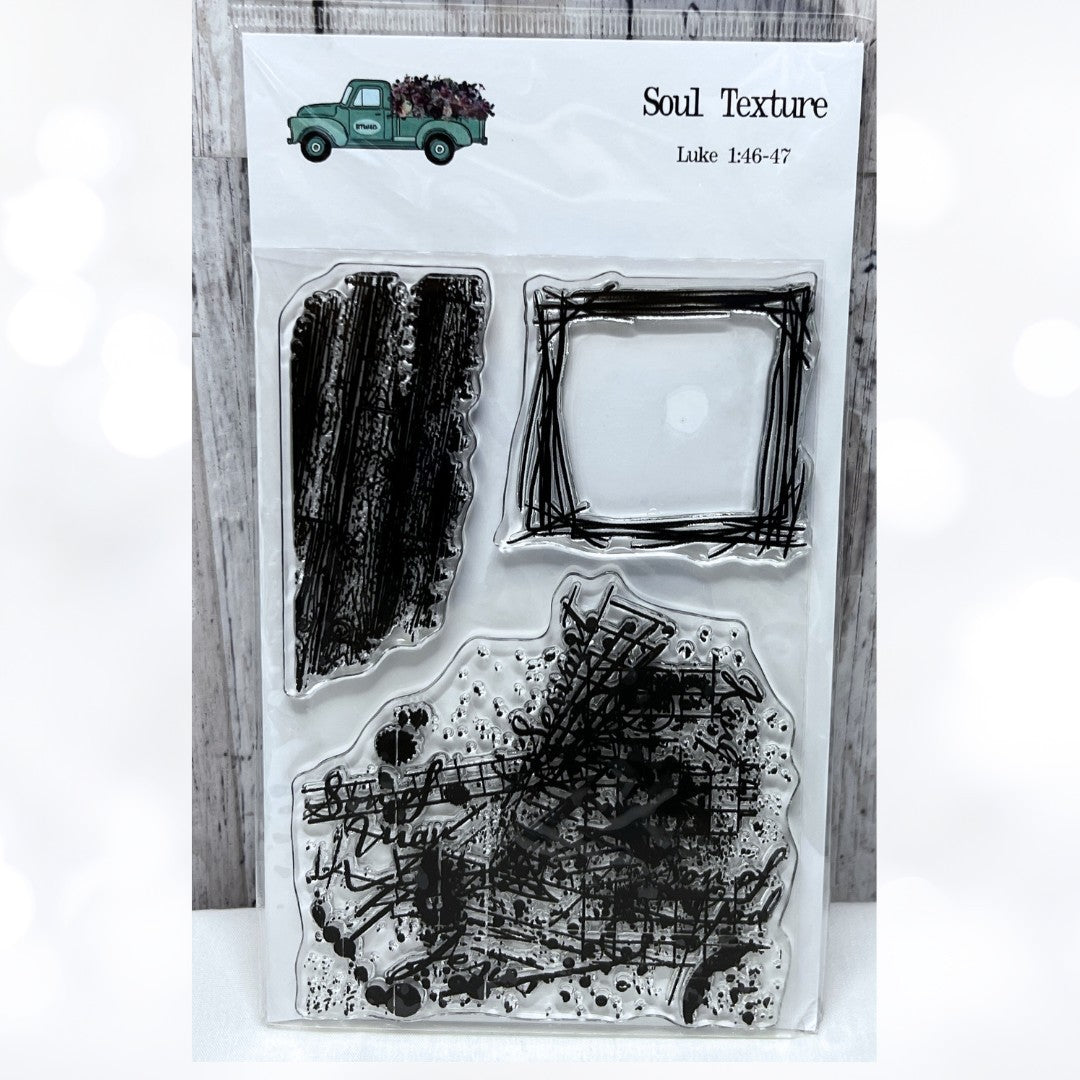 By the Well 4 God SOUL TEXTURE Mixed Media Bible Journaling Rubber Stamps