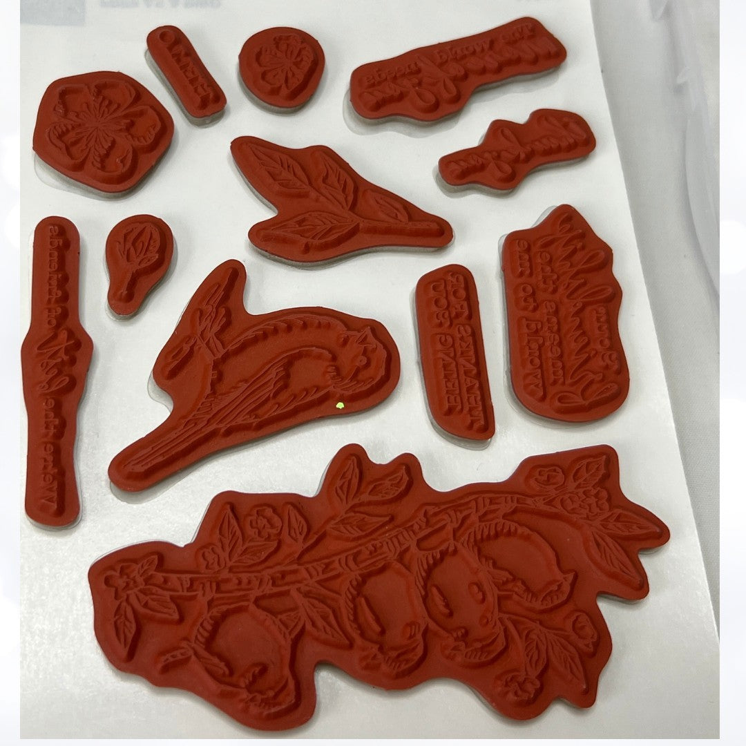 Stampin Up FREE AS A BIRD Rubber Stamps