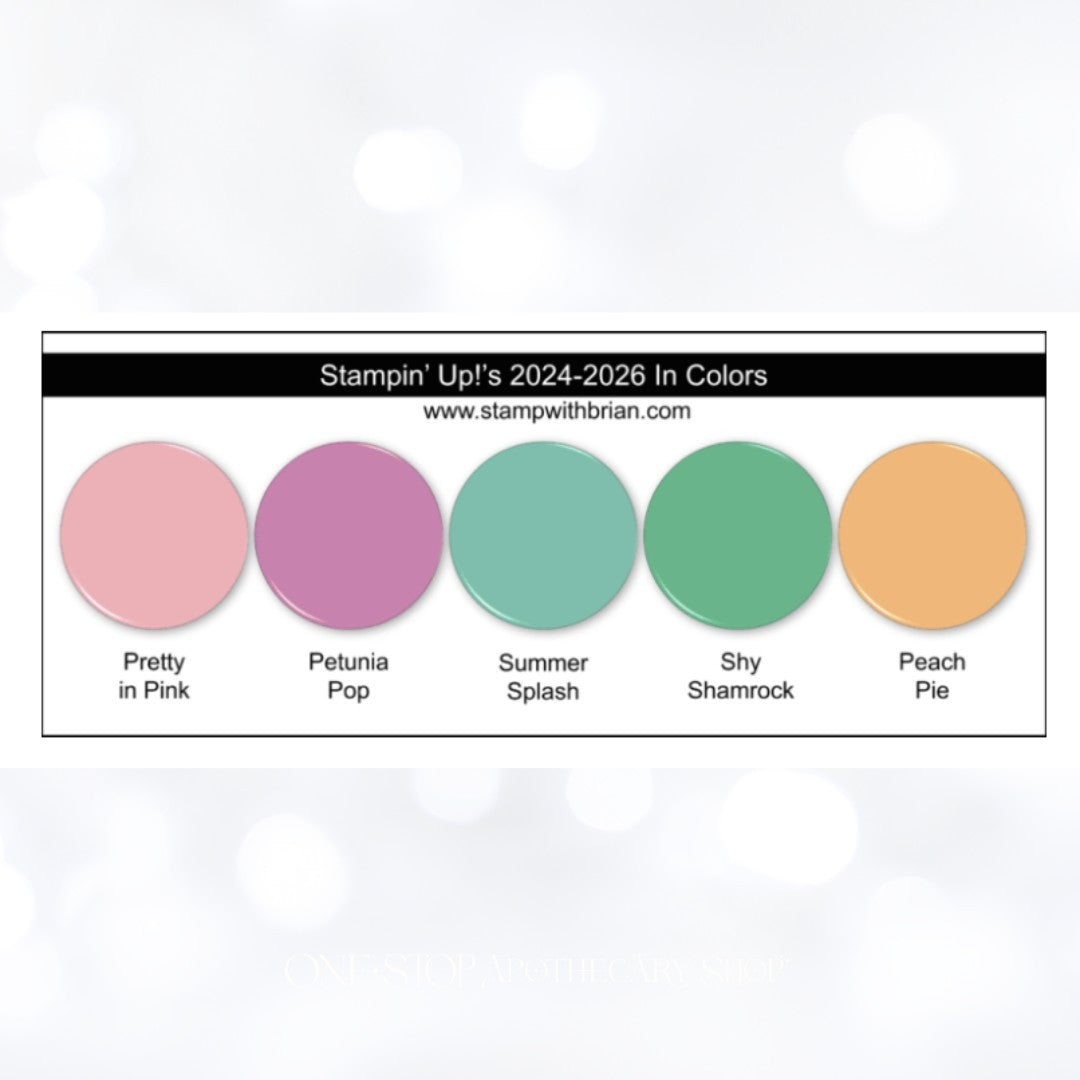 Stampin Up IN COLORS 8.5x11 Cardstock Paper Packs Lot of 6