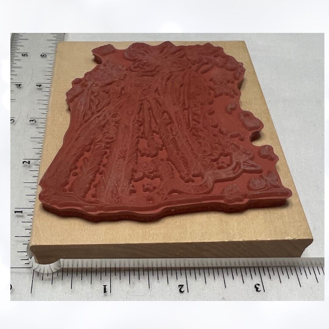 PSX BUNNY PRINCESS Rabbit Royal Paula Silin Palmer K-7107 Rubber Stamp