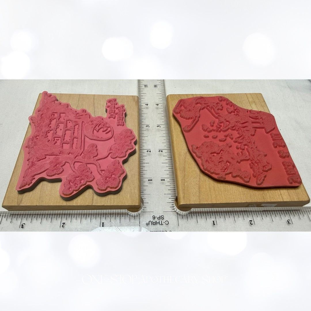 Stampabilities NURSERY RHYMES Mother Goose Children Rubber Stamps Lot of 5