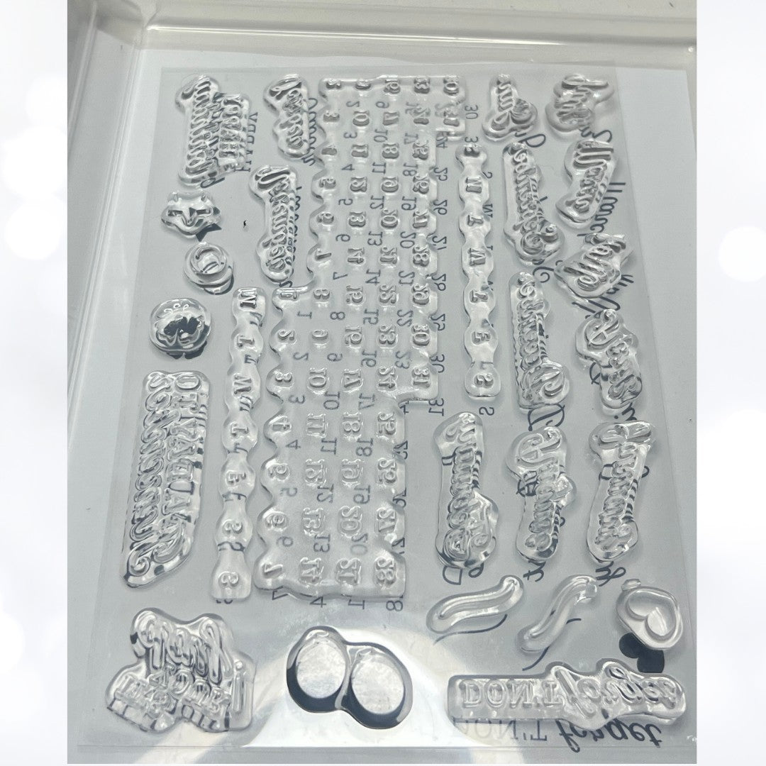 Stampin Up DAYS TO REMEMBER Planner Calender Rubber Stamps