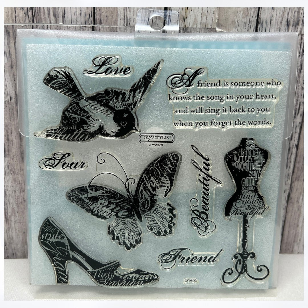 Close To My Heart FIND YOUR STYLE Fashion Rubber Stamps
