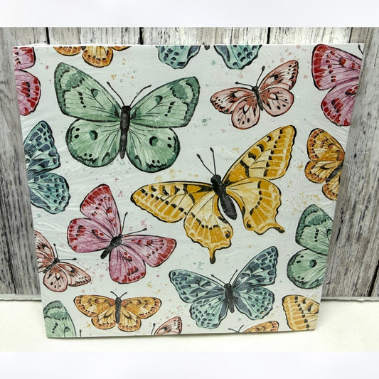 Stampin Up BUTTERFLY BIJOU Butterflies 6x6 Cardstock DSP Paper 48 Sheets Rare
