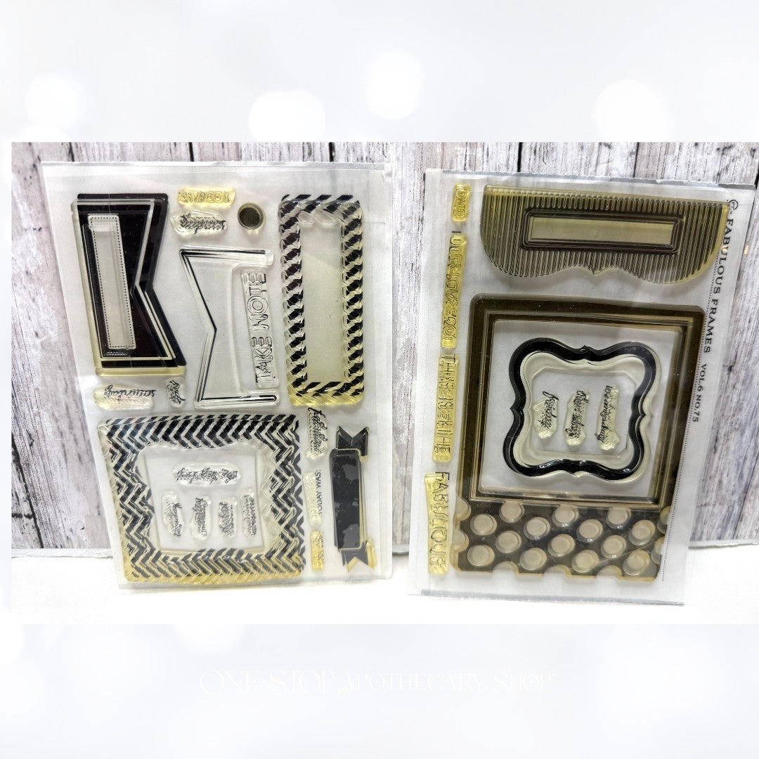 Papertrey Ink FABULOUS FRAMES Rubber Stamps Dies