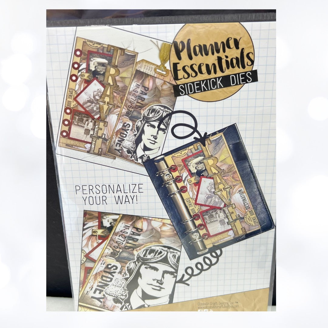 Elizabeth Craft Designs TRAVEL FOLD OUT Planner Essentials Sidekick 2252 Dies