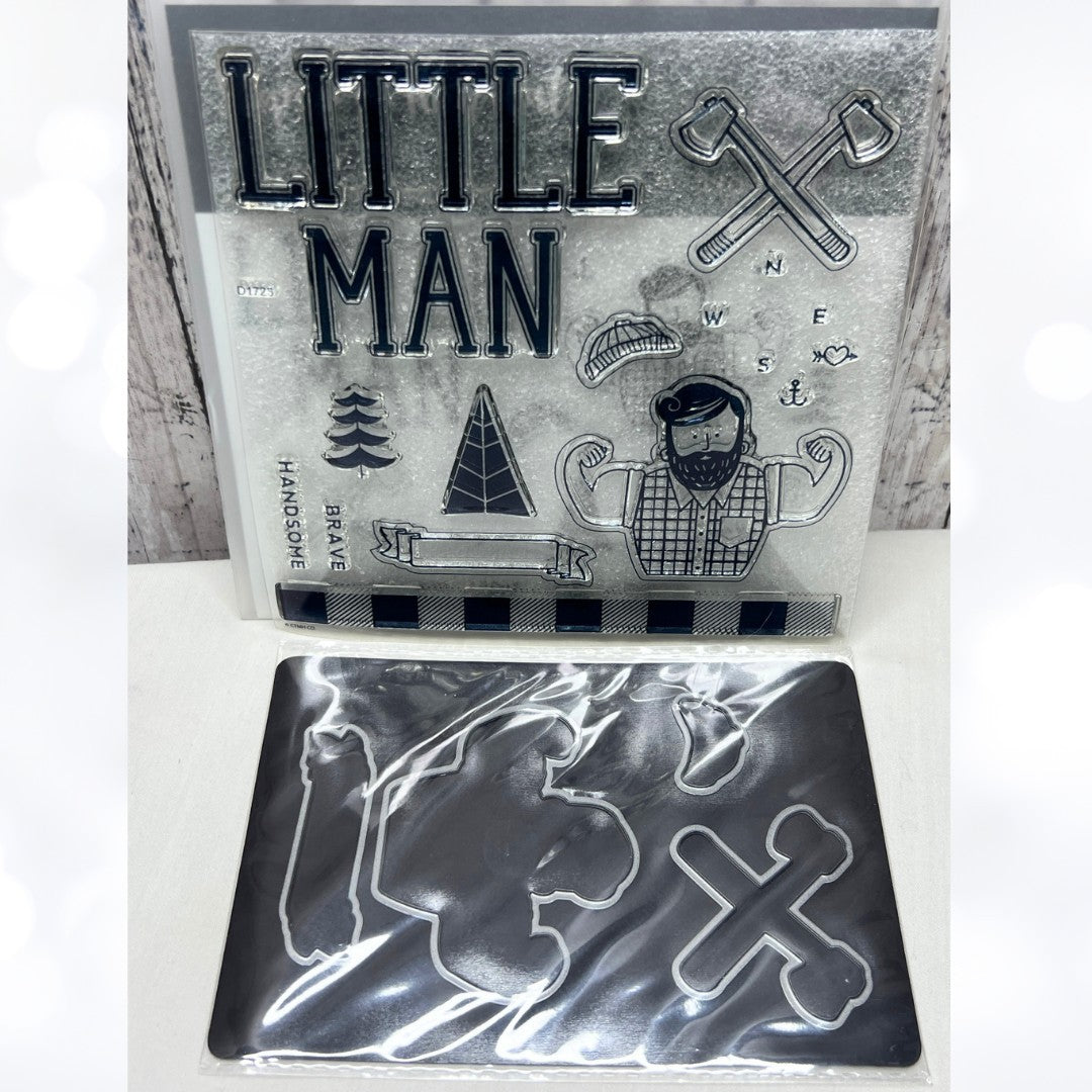 Close To My Heart JACK-SCRAPBOOKING Paul Bunyan Fathers Day Rubber Stamps Dies