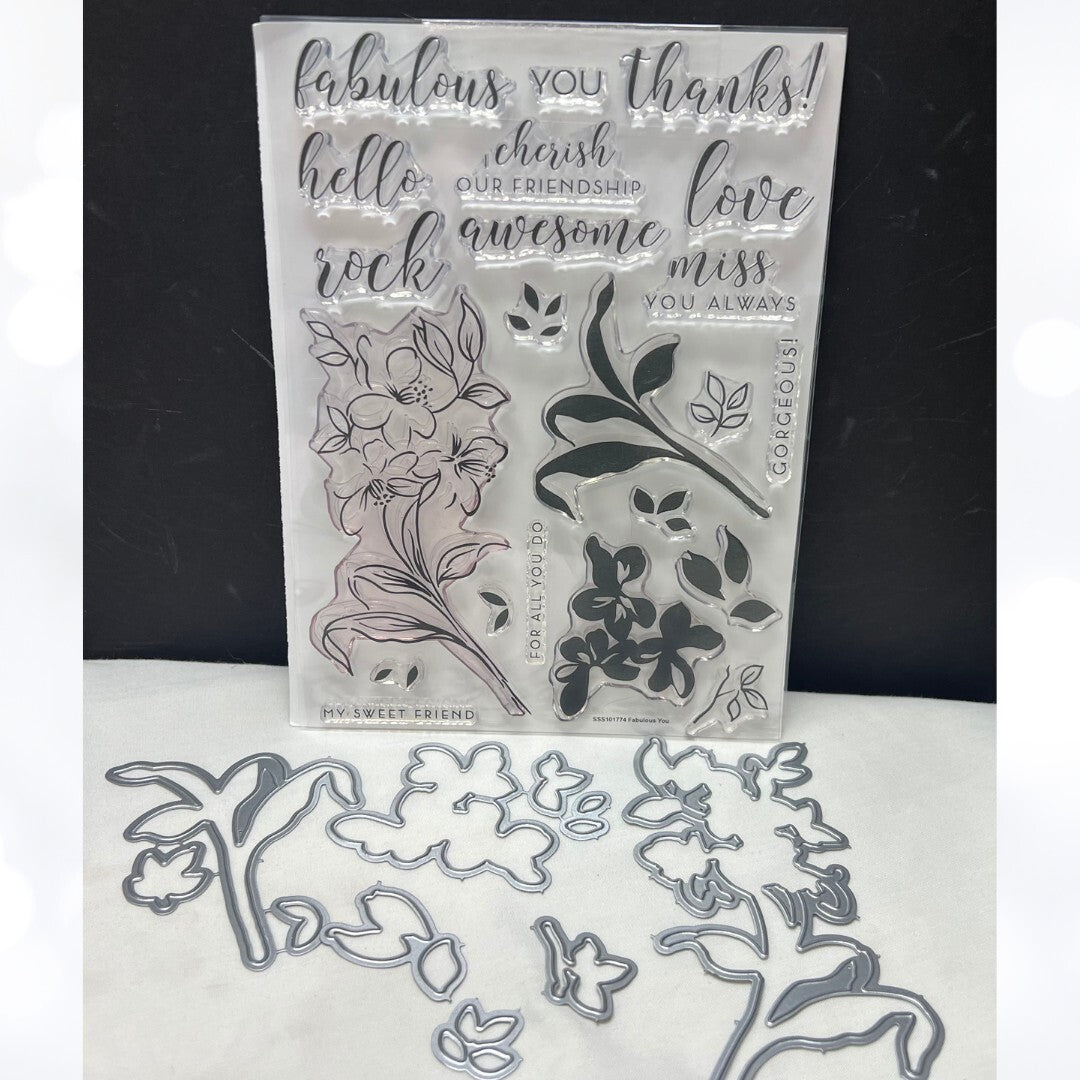 Altenew STAMPTEMBER 2017 Simon Says Stamp Fabulous You Rubber Stmaps Dies Rare