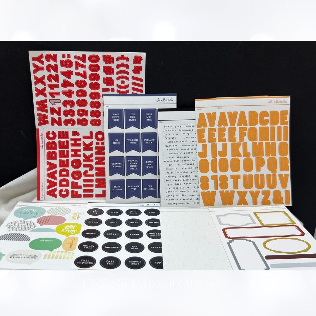 Ali Edwards PLANNER STICKERS Journal Embellishments 47 Sheets