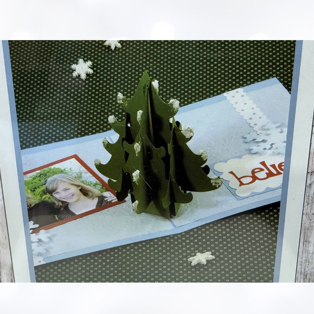 Sizzix Karen Burniston CHRISTMAS TREE 3-D Pop Up Interactive 656276 Bigz XL Die
