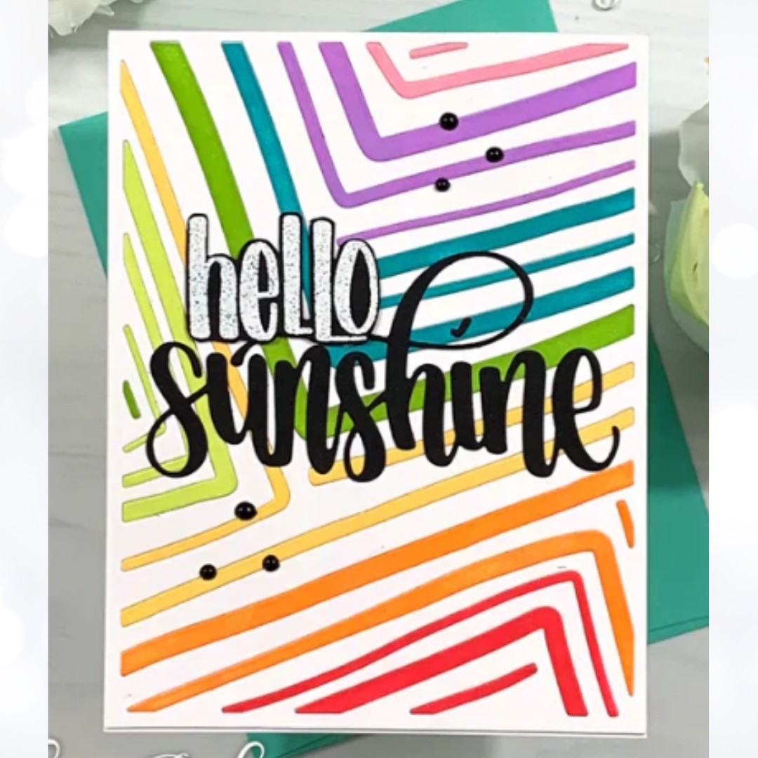 Catherine Pooler RIGHT ANGLE Background Cover Plate Die