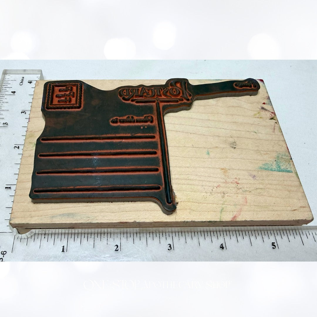 Penny Black POST CARD Vintage Rubber Stamp