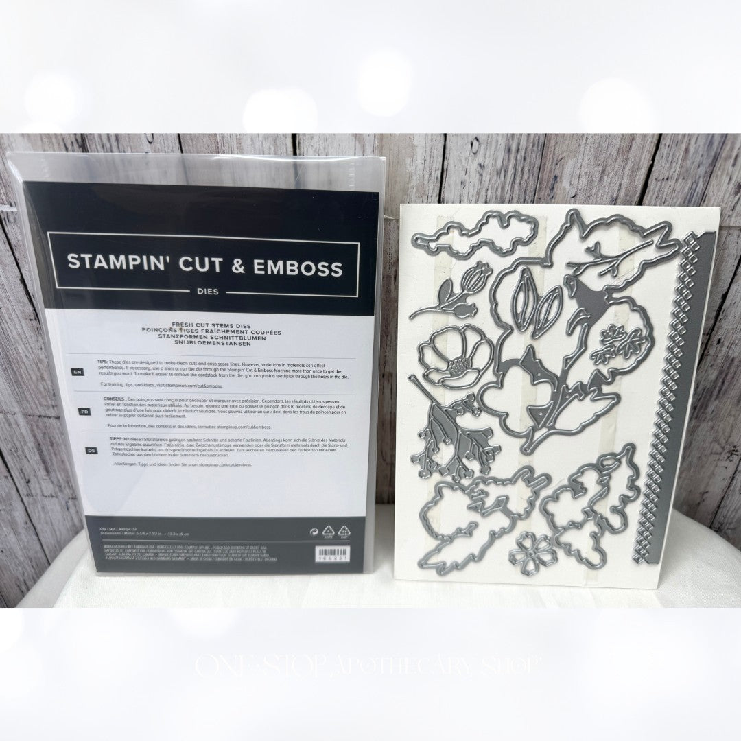 Stampin Up FRESH CUT STEMS Flowers Dies