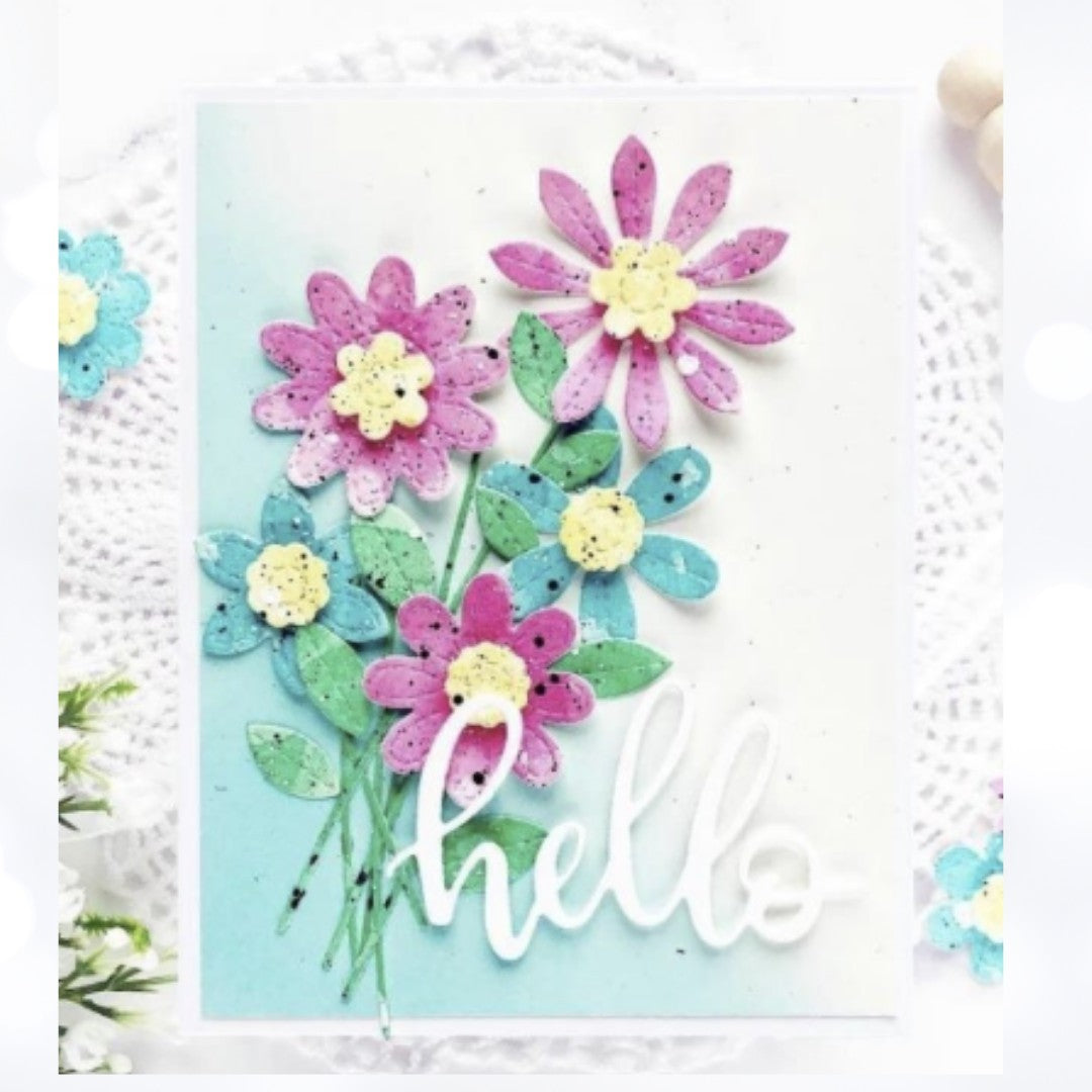 My Favorite Things STITCHED FLOWERS Floral Die-namics Dies