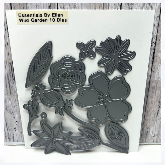Ellen Hutson WILD GARDEN Flowers Floral Dies