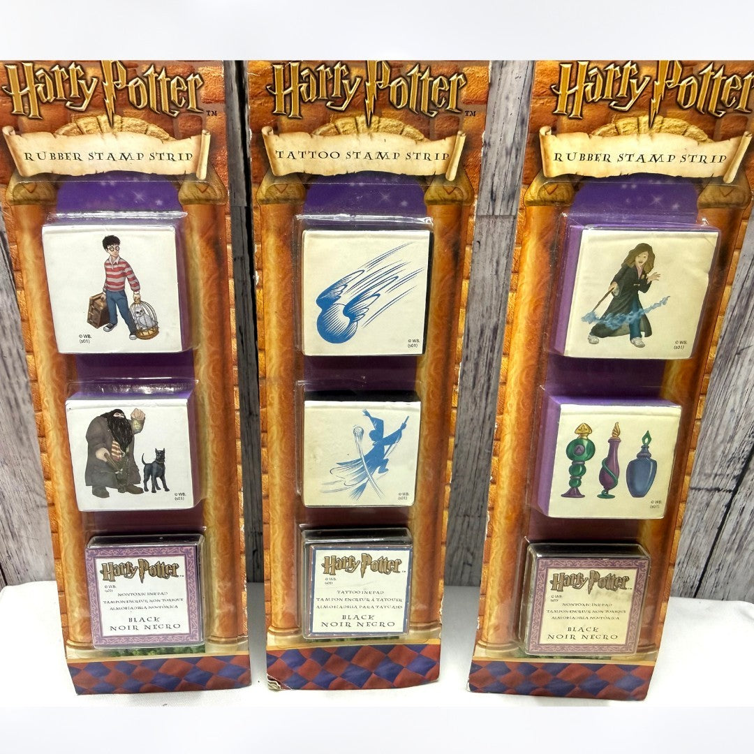 HARRY POTTER Wizard Foam Rubber Stamps Lot