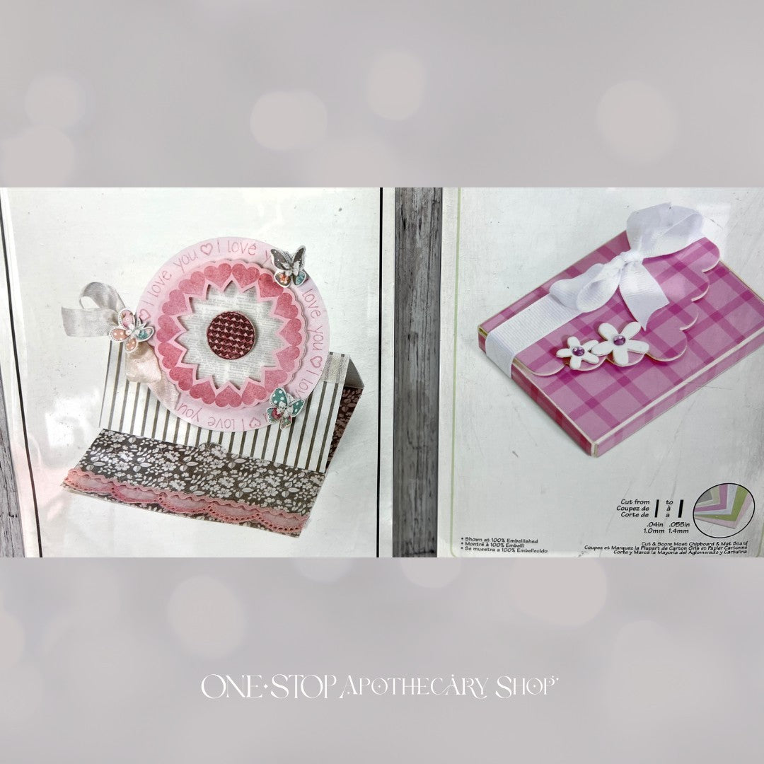 Sizzix CIRCLE CARD STAND UPS Favor Box Bigz XL Dies