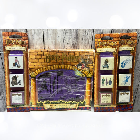 HARRY POTTER Wizard Foam Rubber Stamps Lot