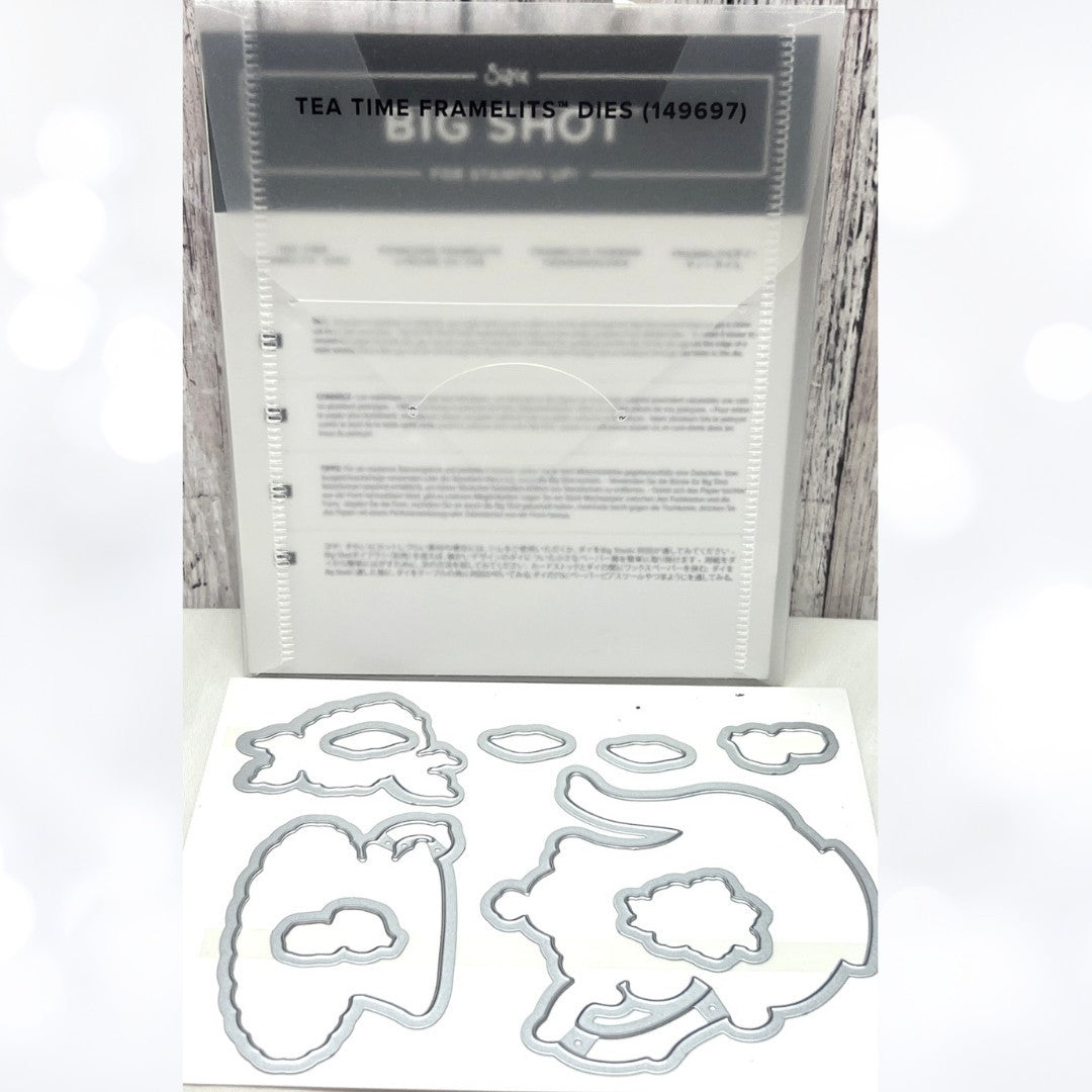 Stampin Up TEA TIME Party Framelits Dies
