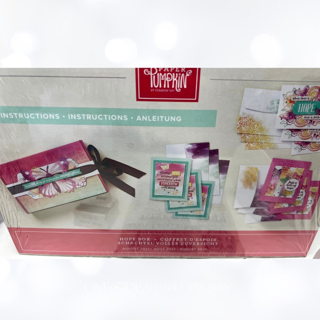 Stampin Up HOPE BOX Paper Pumpkin Kit Butterflies August 2021