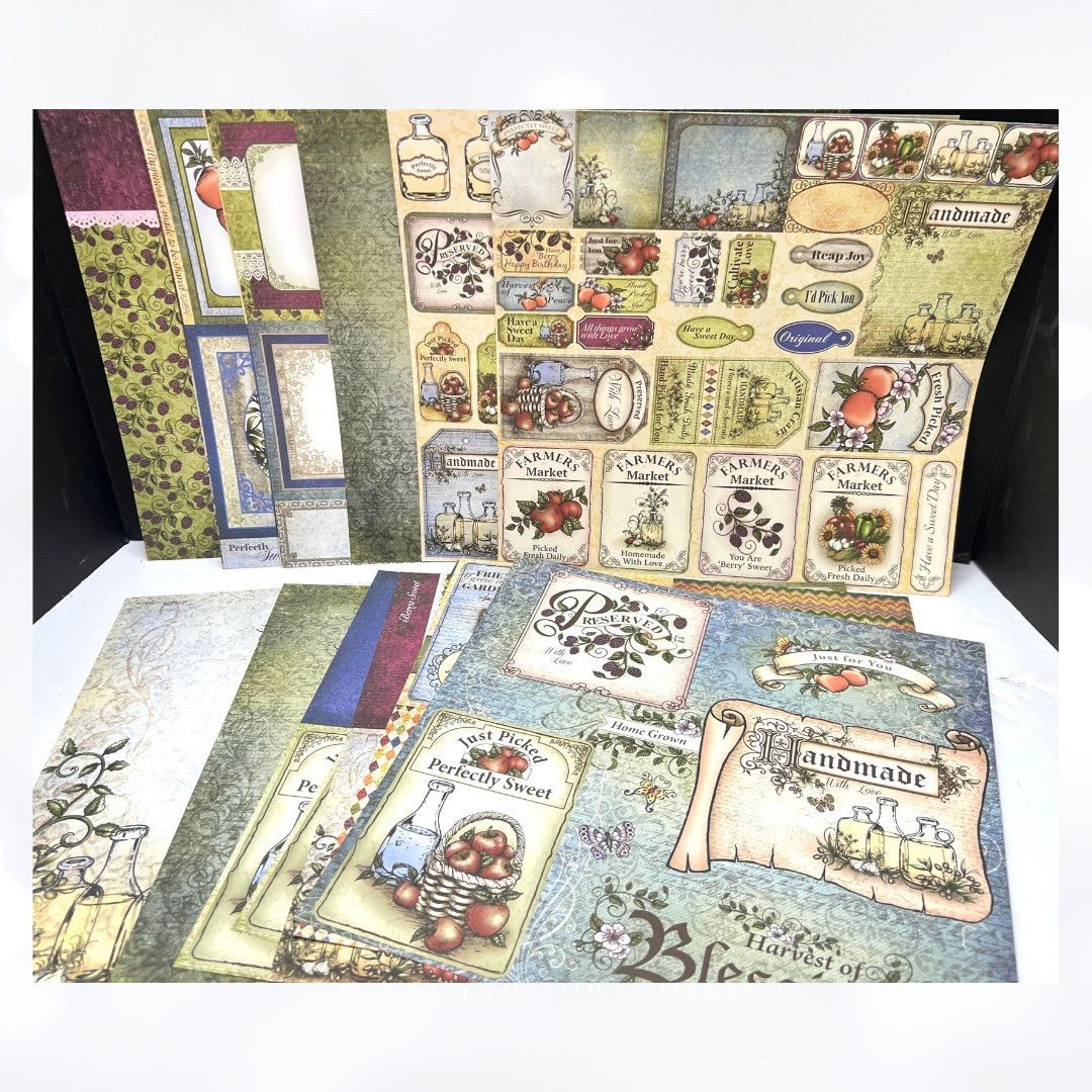 Heartfelt Creations FARMERS MARKET 12x12 Cardstock Paper Collection