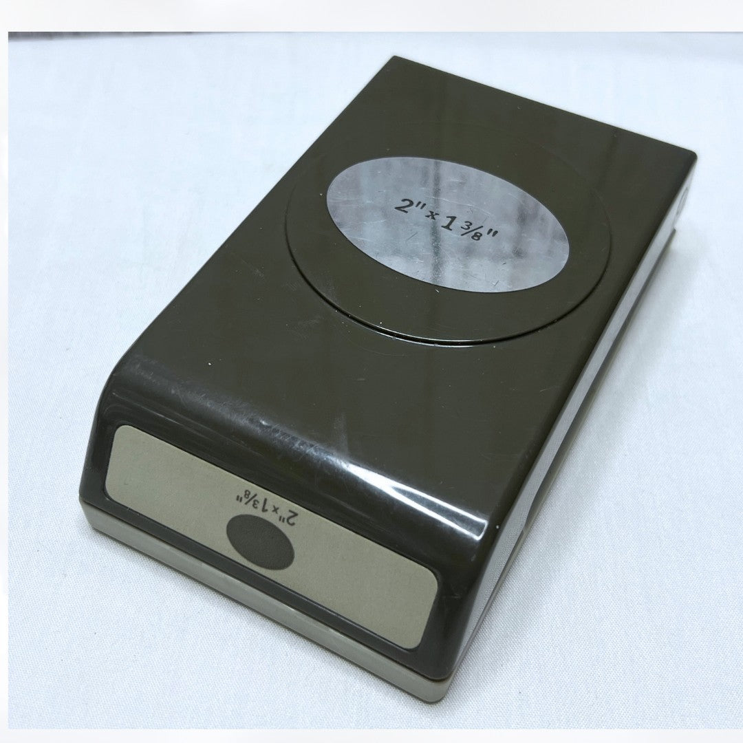 Stampin Up LARGE OVAL Punches Paper Punch 2 Inch