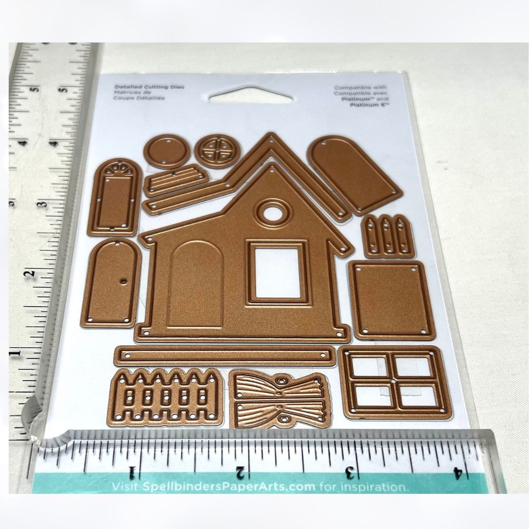 Spellbinders My Favorite Things NO PLACE LIKE HOME Moving Rubber Stamps Dies
