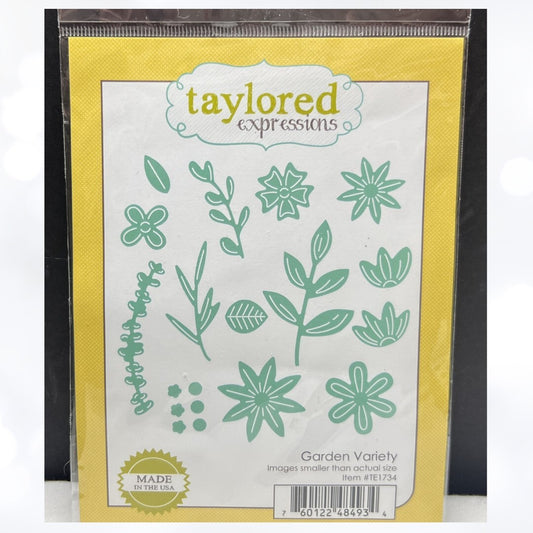 Taylored Expressions GARDEN VARIETY Floral Flowers Dies