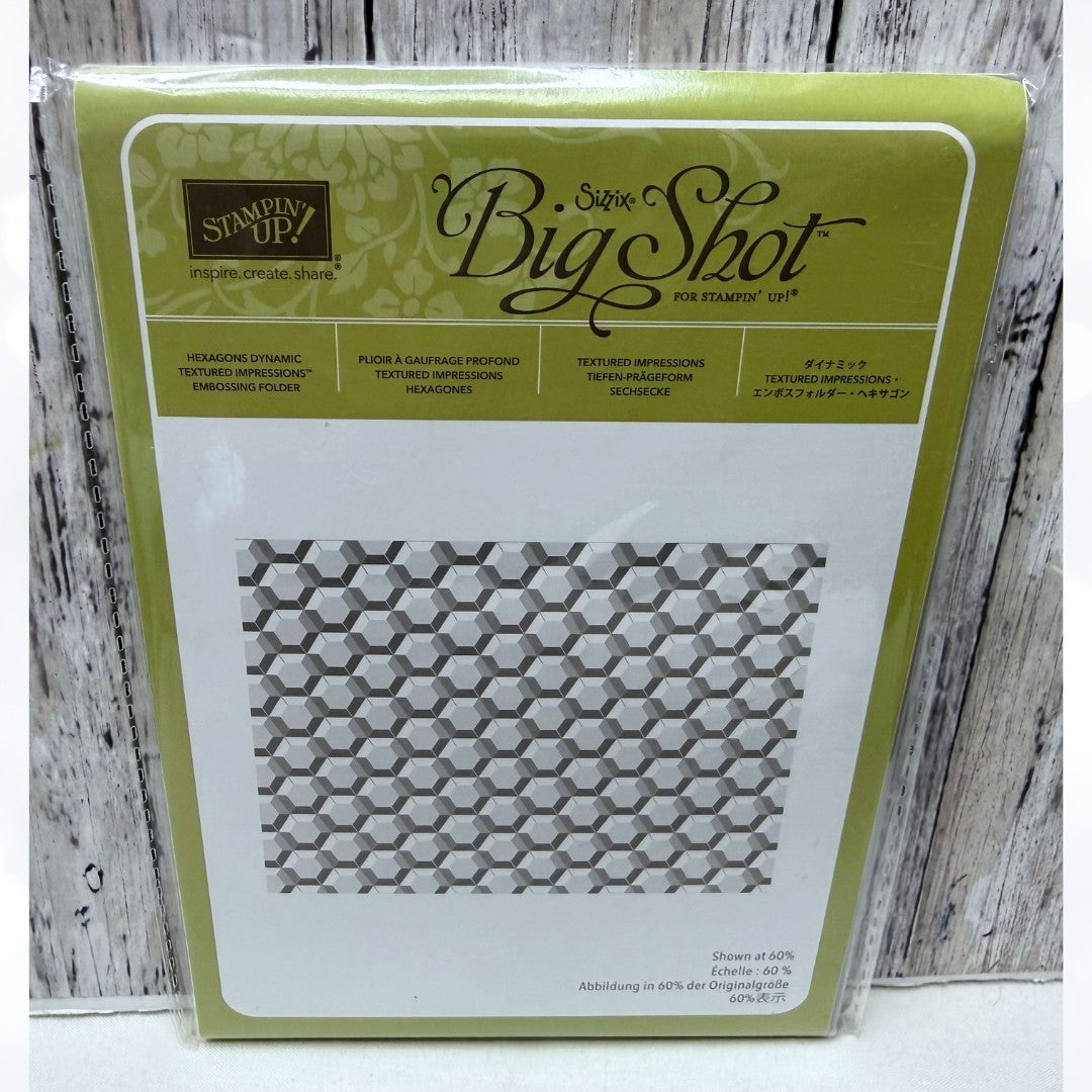 Stampin Up HEXAGONS 3D Embossing Folder