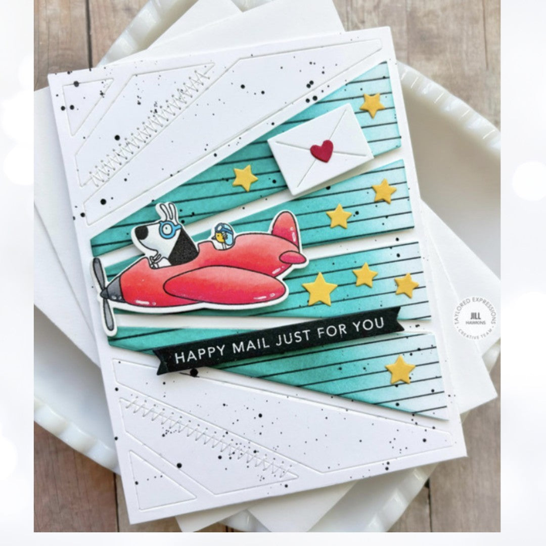 Taylored Expressions BOLD BEAMS Cutting Plate Background Die