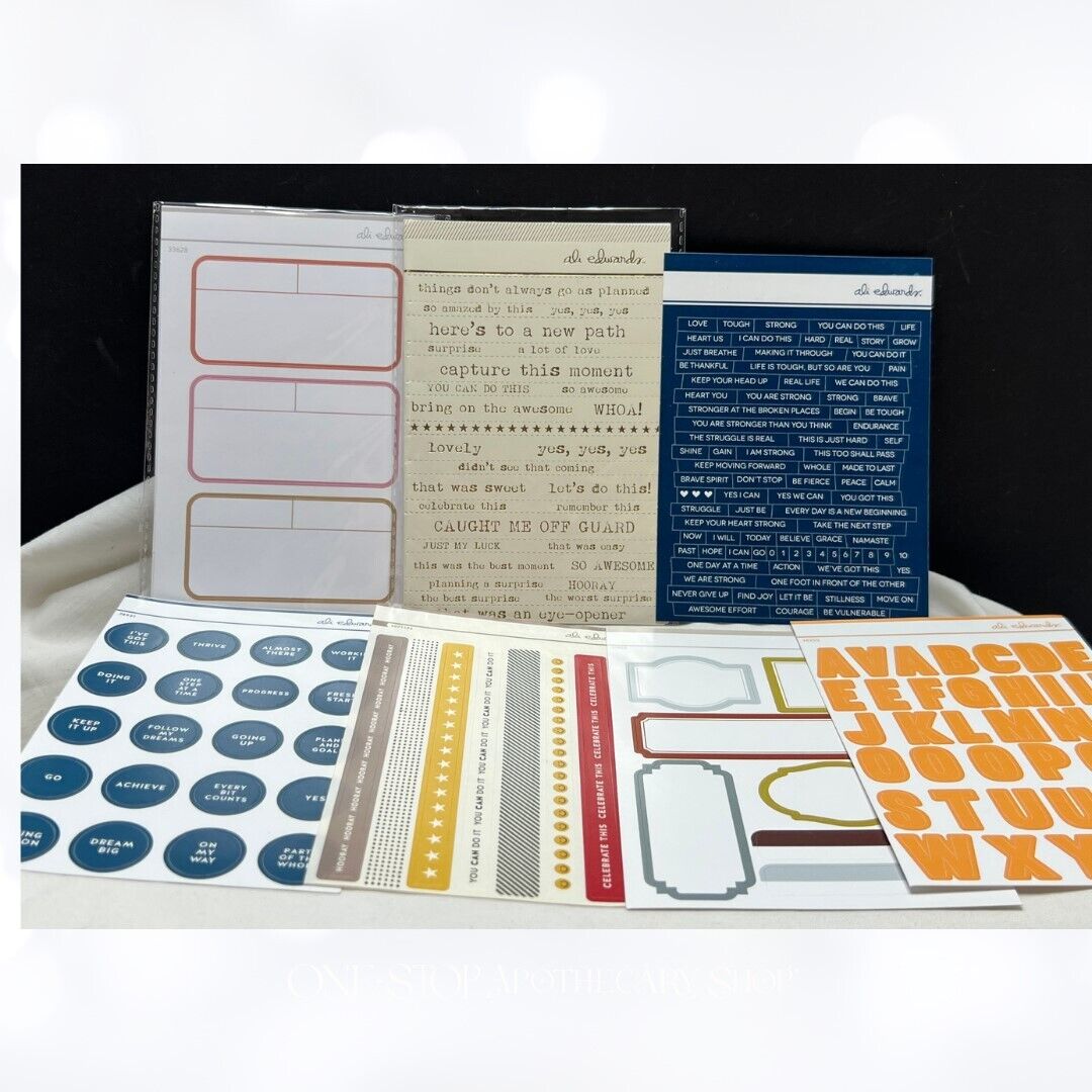 Ali Edwards PLANNER STICKERS Journal Embellishments 47 Sheets