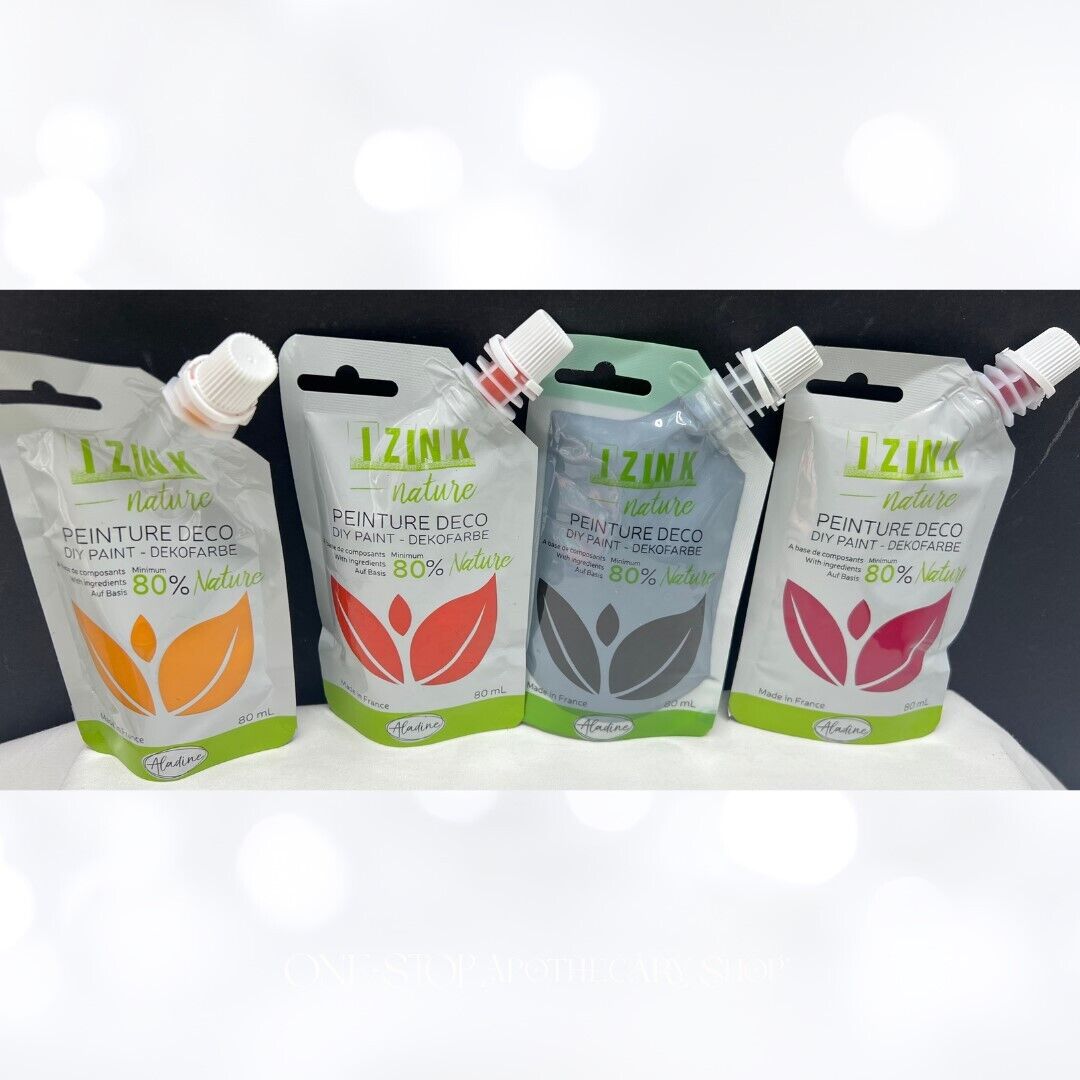 IZINK NATURE PAINT DIY 2.7oz Lot of 8