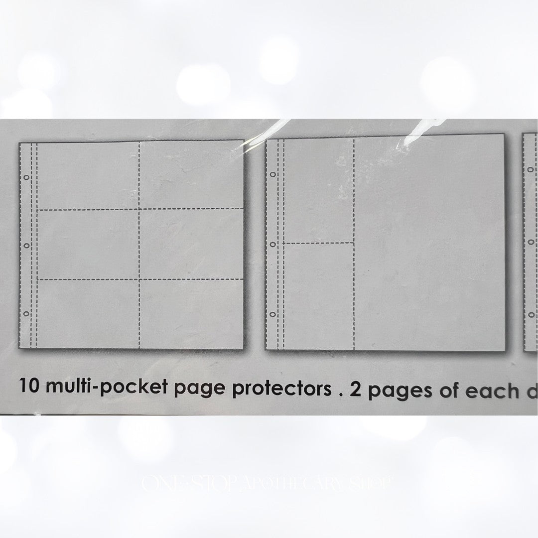 Colorbok MULTI-POCKET PAGE Protectors Scrapbook Album Refills Lot of 4