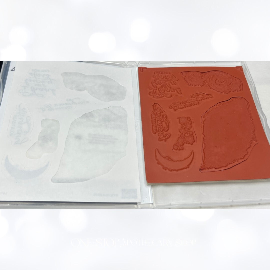 Stampin Up STARGAZING Galaxy Space Rubber Stamps