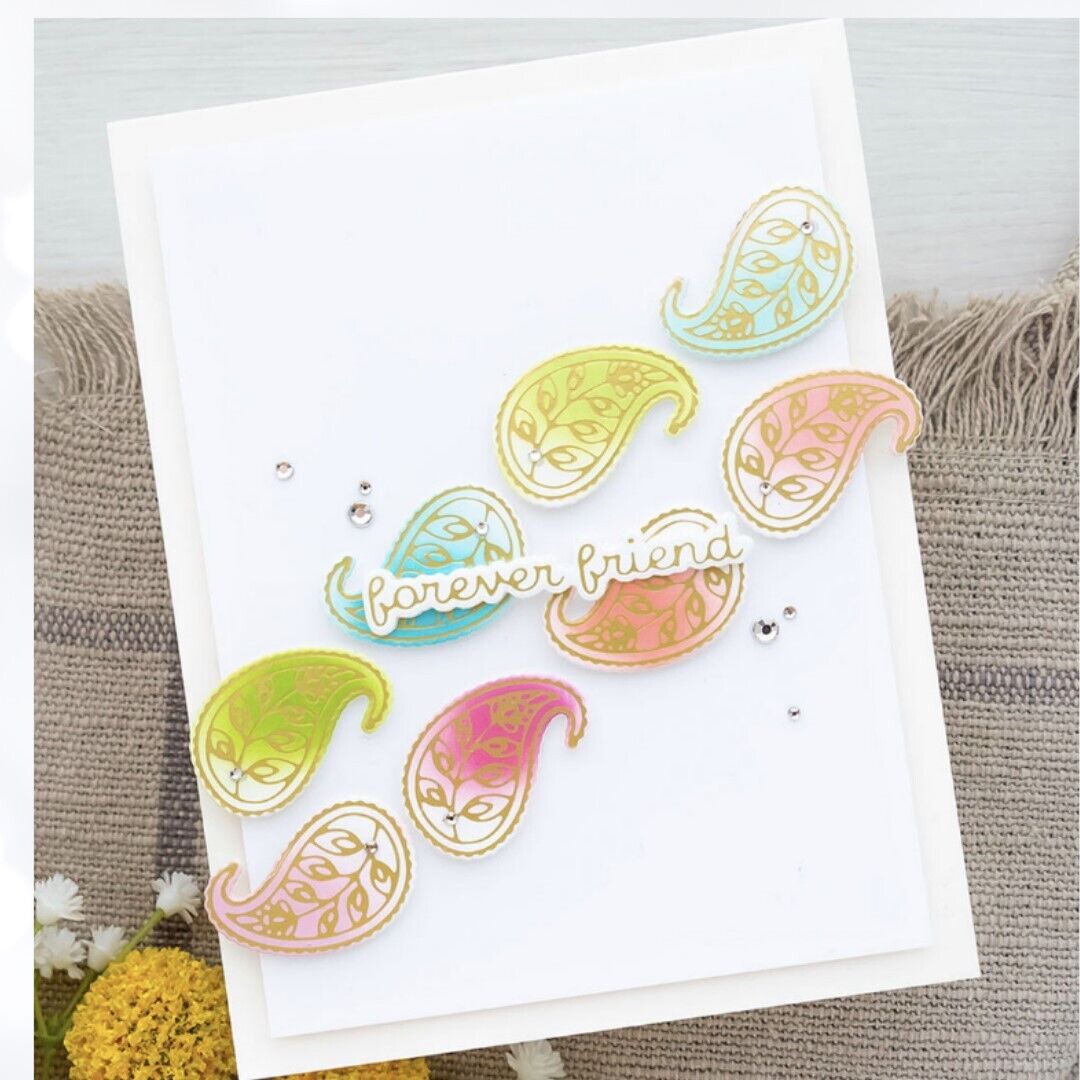 Spellbinders GLIMMER PAISLEY Glimmer of the Month- June 2022
