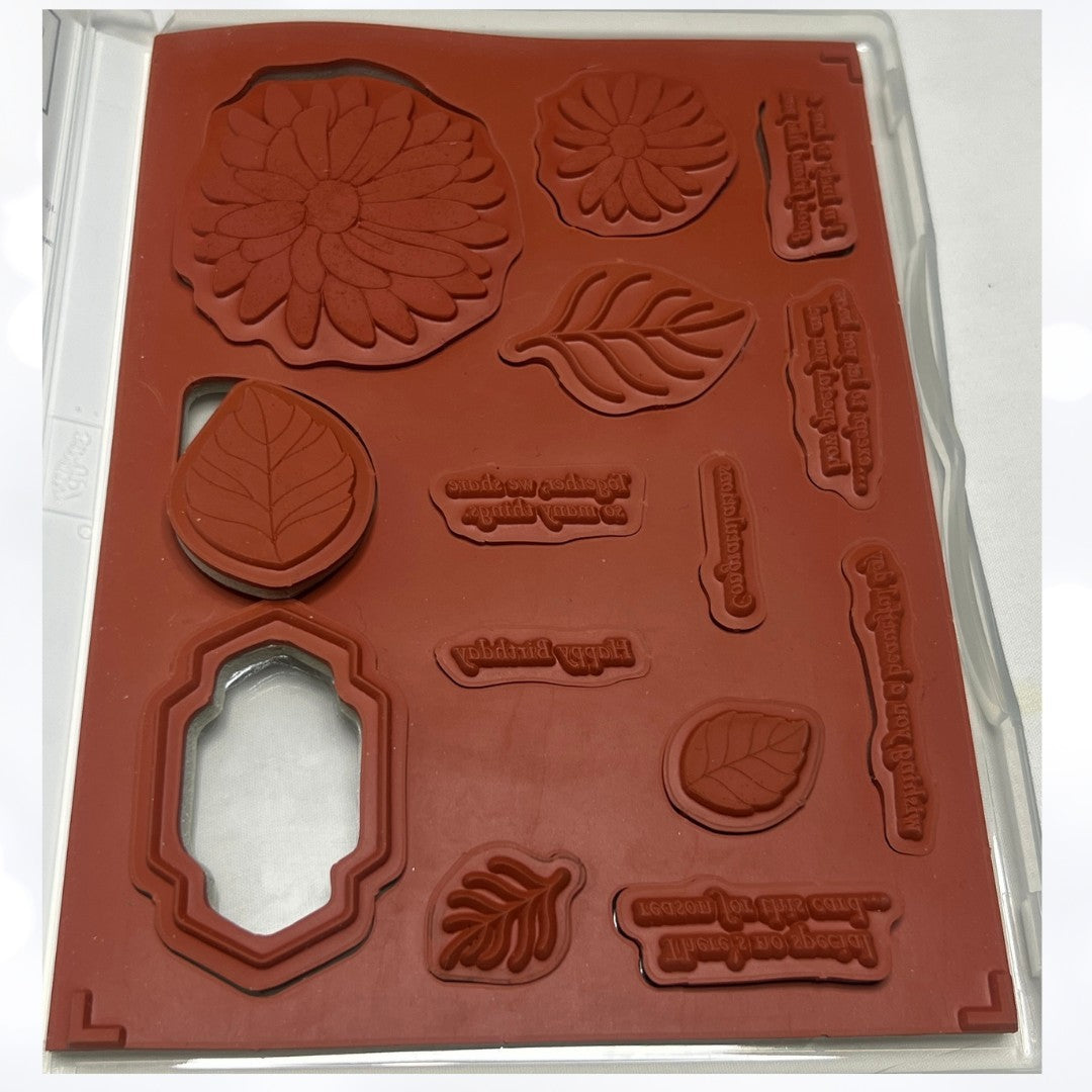 Stampin Up SPECIAL REASON Flowers Rubber Stamps