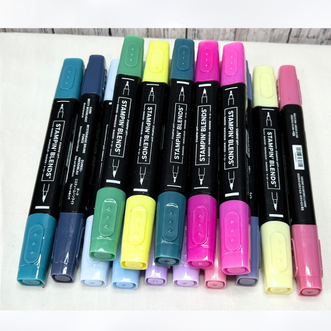 Stampin Up IN COLOR BLENDS Alcohol Craft Art Markers Lot of 15