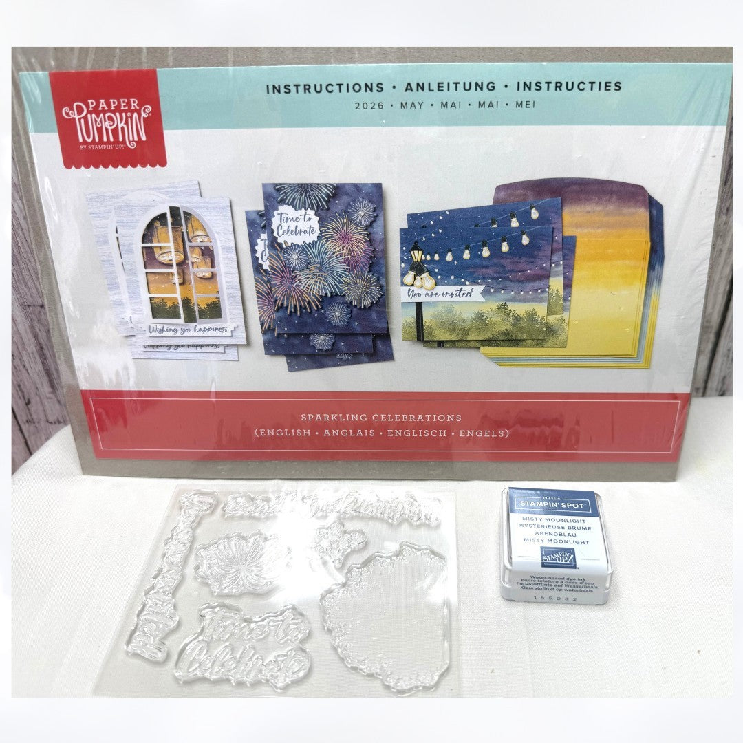 Stampin Up SPARKLING CELEBRATIONS 4th of July Paper Pumpkin Kit May 2026