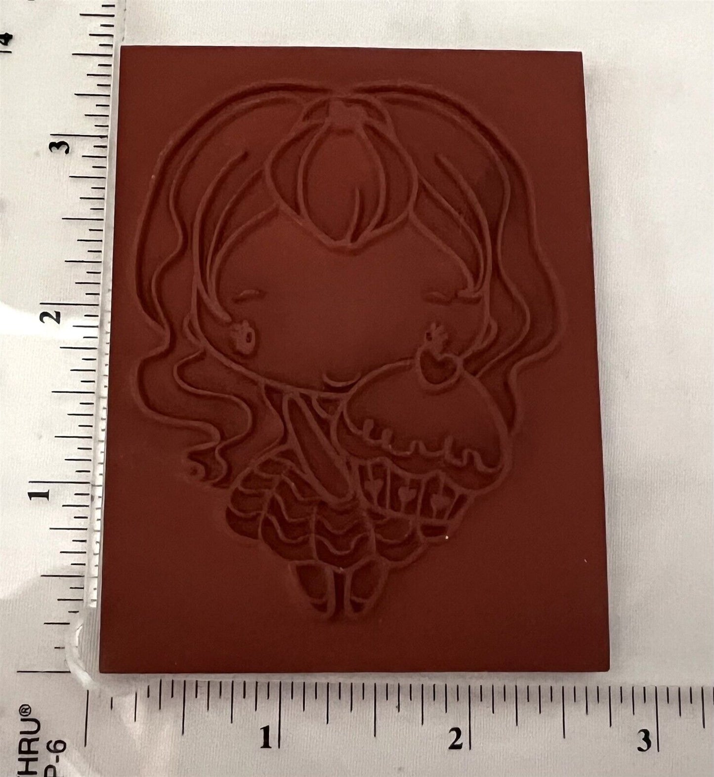 The Greeting Farm SURFER IAN Princess Birthday Anya II Girl Boy Rubber Stamps