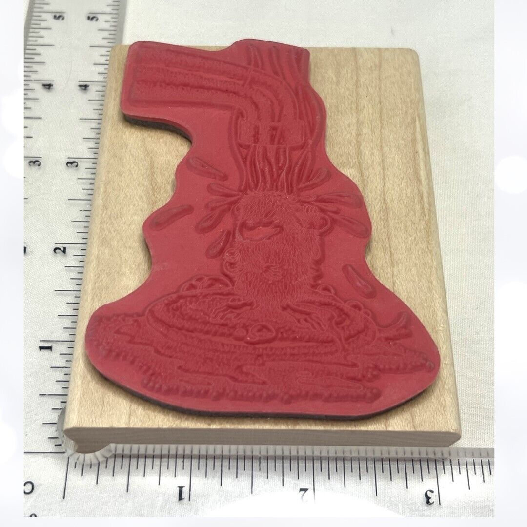 House Mouse WET BEHIND THE EARS Mudpie Mice Rubber Stamp