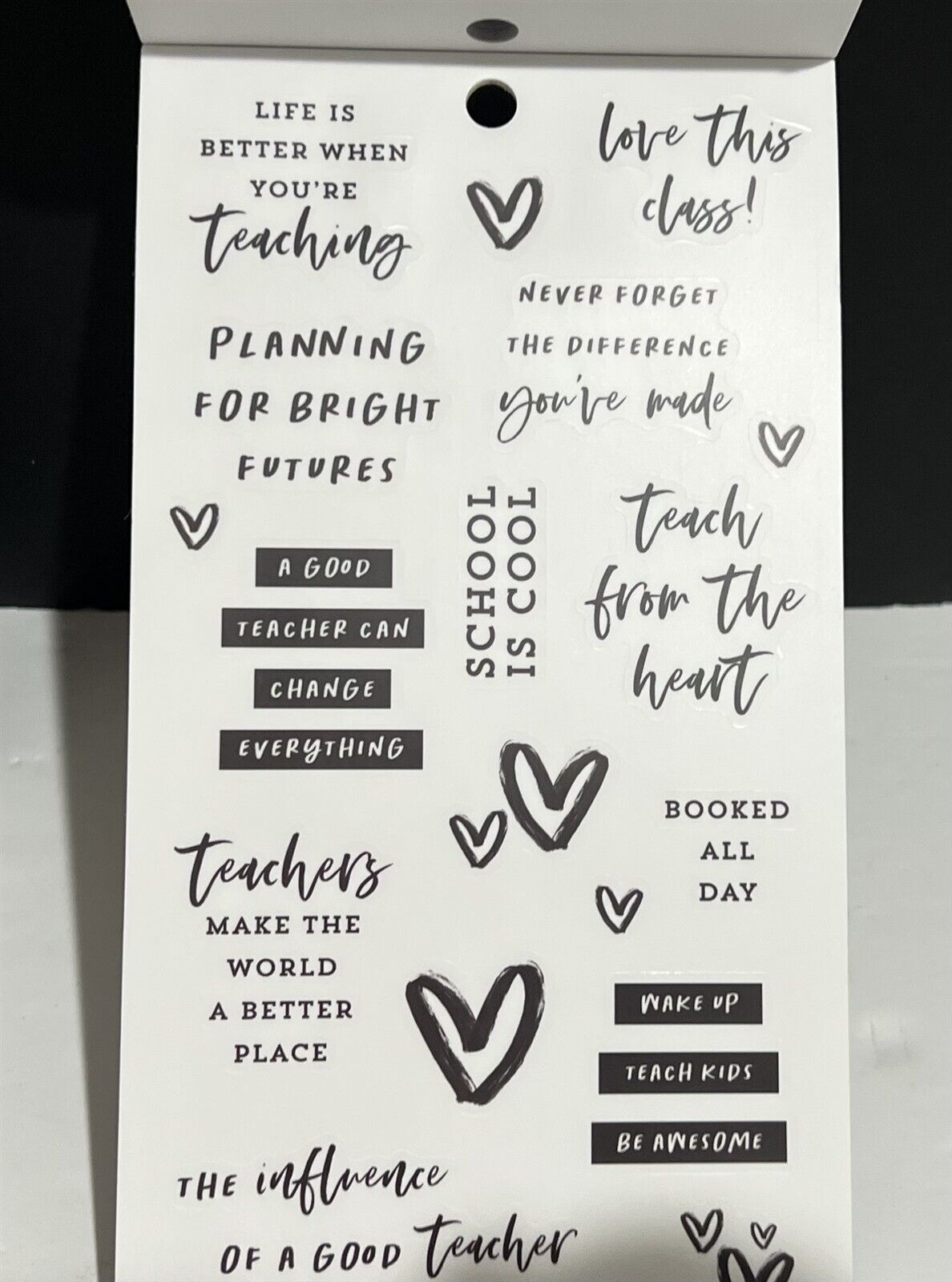 The Happy Planner PLANNER Journaling Kit Stickers Washi Tape Papers Lot