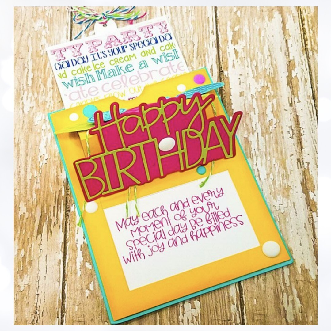 The Stamps of Life POCKET SLIDER Birthday Interactive Dies