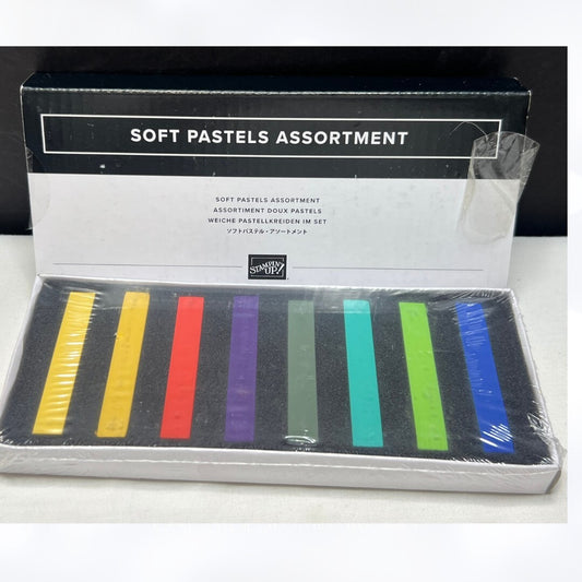 Stampin Up SOFT PASTELS Assortment Art Pastels Set of 8