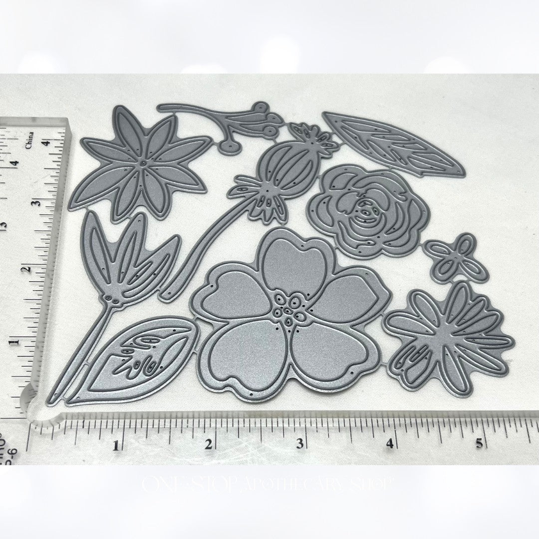 Ellen Hutson WILD GARDEN Flowers Floral Dies