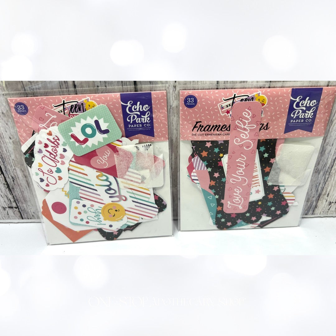 Echo Park TEEN SPIRIT Girl 12x12 Scrapbook Paper Cardstock Ephemera Kits